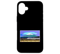 Retro Japanese Bullet Train Mt Fuji Rail Shinkansen Japan Case for iPhone 16 Plus