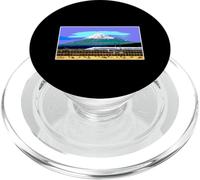 Retro Japanese Bullet Train Mt Fuji Rail Shinkansen Japan PopSockets PopGrip for MagSafe