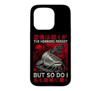 Retro Japanese Gothic Catfish The Horrors Persist But So Do Case for iPhone 15 Pro