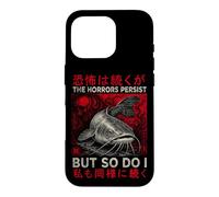 Retro Japanese Gothic Catfish The Horrors Persist But So Do Case for iPhone 16 Pro