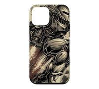 Retro Japanese Mech Anime Robot Vintage Kanji Sci-Fi Case for iPhone 12 mini