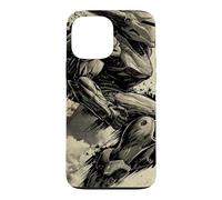 Retro Japanese Mech Anime Robot Vintage Kanji Sci-Fi Case for iPhone 13 Pro Max