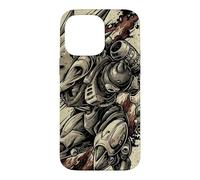 Retro Japanese Mech Anime Robot Vintage Kanji Sci-Fi Case for iPhone 14 Pro Max