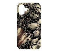 Retro Japanese Mech Anime Robot Vintage Kanji Sci-Fi Case for iPhone 16 Plus