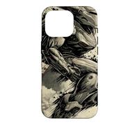 Retro Japanese Mech Anime Robot Vintage Kanji Sci-Fi Case for iPhone 16 Pro