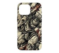 Retro Japanese Mech Anime Robot Vintage Kanji Sci-Fi Case for iPhone 16 Pro Max