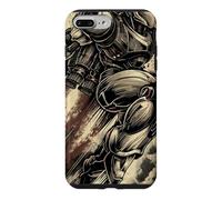 Retro Japanese Mech Anime Robot Vintage Kanji Sci-Fi Case for iPhone 7 Plus/8 Plus