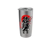 Retro Japanese Samurai Warrior Art Vintage Fighter Ronin Stainless Steel Insulated Tumbler
