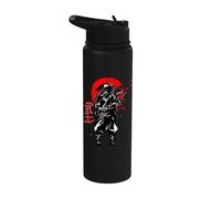 Retro Japanese Samurai Warrior Art Vintage Fighter Ronin Stainless Steel Insulated Water Bottle