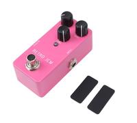 Retro JCM Distortion Pedal Mini Electric Guitar Effect Pedal True Bypass Aluminum Alloy Pedal with Rubber Pads for Electric Guitars