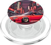 Retro JDM Drift Race Sport Car Japanese Domestic Market Art PopSockets PopGrip for MagSafe
