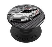 Retro JDM Japan Domestic Market Drifting Racing Tuning Cars PopSockets Adhesive PopGrip