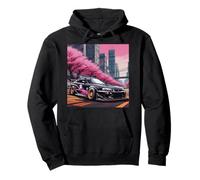 Retro JDM Japanese Drift Racing Tuning Car Tokyo Skyline Pullover Hoodie