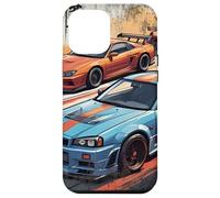 Retro JDM Legends Drift Race Cars Skyline Made In Japan Gift Case for iPhone 12 Pro Max