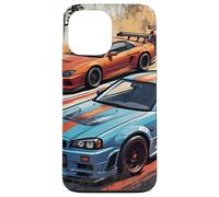 Retro JDM Legends Drift Race Cars Skyline Made In Japan Gift Case for iPhone 13 Pro Max