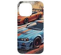 Retro JDM Legends Drift Race Cars Skyline Made In Japan Gift Case for iPhone 14 Pro Max