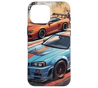 Retro JDM Legends Drift Race Cars Skyline Made In Japan Gift Case for iPhone 16 Pro Max