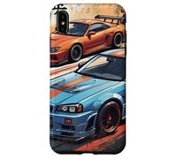 Retro JDM Legends Drift Race Cars Skyline Made In Japan Gift Case for iPhone XS Max