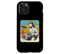 Retro Jesus Drummer Worship Rhythm Graphic Praise Music Case for iPhone 11 Pro