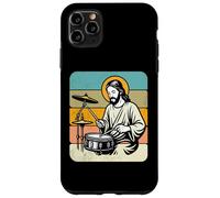Retro Jesus Drummer Worship Rhythm Graphic Praise Music Case for iPhone 11 Pro Max