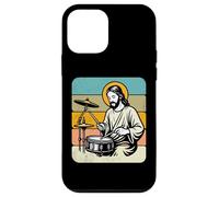 Retro Jesus Drummer Worship Rhythm Graphic Praise Music Case for iPhone 12 mini