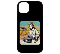 Retro Jesus Drummer Worship Rhythm Graphic Praise Music Case for iPhone 14 Plus