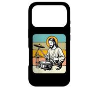 Retro Jesus Drummer Worship Rhythm Graphic Praise Music Case for iPhone 17 Pro