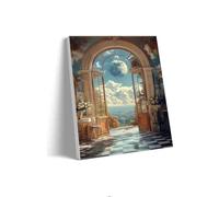 Retro Jigsaw Puzzle 1000 Pieces for Adults Castle Sky Parent-Child Family Leisure Entertainment Fun Interactive Exquisite Wooden Gift