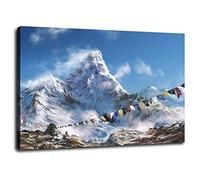 Retro Jigsaw Puzzle 1000 Pieces For Adults - Mount Everest World‘s Tallest Mountain Pieces Fit Together Perfectly For Players Who Like To Challenge The Difficult And Unlock More Complex Patterns In Hd