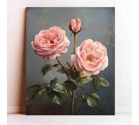 Retro Jigsaw Puzzle 500 Pieces for Adults Vintage Colored Flowers are Vibrant Family Interactive Fun Puzzle Home Decoration
