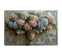 Retro Jigsaw Puzzles for Adults 1500, 1500 piece Jigsaw Puzzles for Adults, Challenging Wooden Jigsaws Puzzle for The Whole for Women, Puzzle for Home Wall Decor, Gifts for Women, Theme: Flower A-50