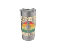 Retro Joint Disease Rheumatoid Vintage Arthritis Warrior Stainless Steel Insulated Tumbler