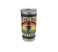Retro Joint Disease Rheumatoid Vintage Arthritis Warrior Stainless Steel Insulated Tumbler