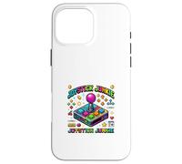Retro Joystick Junkie Pixel Arcade Style Case for iPhone 16 Pro Max