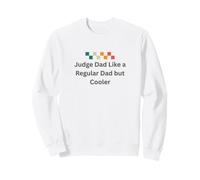 Retro Judge Dad Like a Regular Dad but Cooler Funny Vintage Sweatshirt