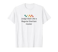 Retro Judge Dad Like a Regular Dad but Cooler Funny Vintage Value Graphic T-Shirt