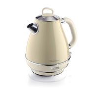 Ariete 2869/03 Retro Style Cordless Jug Kettle, Cool to Touch Exterior and Removable Filter, 1.7 Litre Capacity, Vintage Design, Beige