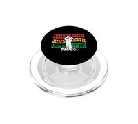 Retro Juneteenth Vibes - Black Heritage Empowerment Freedom PopSockets PopGrip for MagSafe