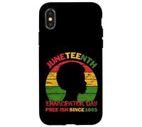 Retro Juneteenth Women Emancipation Day Free-ish Since 1865 Case for iPhone X/XS