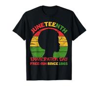 Retro Juneteenth Women Emancipation Day Free-ish Since 1865 T-Shirt