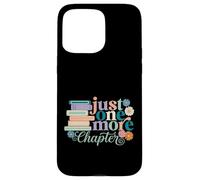 Retro Just One More Chapter Daisy Floral 60s 70s Bookish Case for iPhone 15 Pro Max