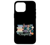 Retro Just One More Chapter Daisy Floral 60s 70s Bookish Case for iPhone 16 Pro Max