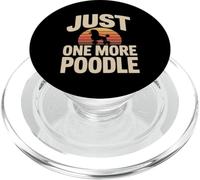 Retro Just One More Poodle Dog Lover PopSockets PopGrip for MagSafe