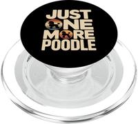 Retro Just One More Poodle Dog Lover PopSockets PopGrip for MagSafe