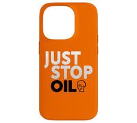 Retro Just Stop Oil Save the Earth Meme Case for iPhone 14 Pro
