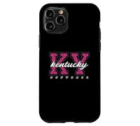 Retro Kentucky Softball Pink Leopard Collegiate State Art Case for iPhone 11 Pro