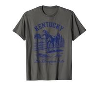 Retro Kentucky State Shirt Est 1792 Bluegrass Horse Racing T-Shirt
