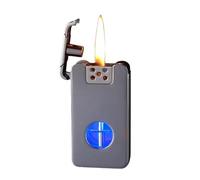 Retro kerosene lighter, intelligent induction four ignition modes kerosene voice-controlled lighter, portable reusable windproof lighter, rechargeable large-capacity transparent oil window lighter, id