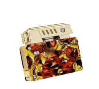 Retro Kerosene Lighter with One-Button Ejection, Double-Sided Metal Embossed Body, Ideal for Business Gifts and Camping