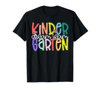 Retro Kindergarten Dream Team Back to School Teacher Kids T-Shirt